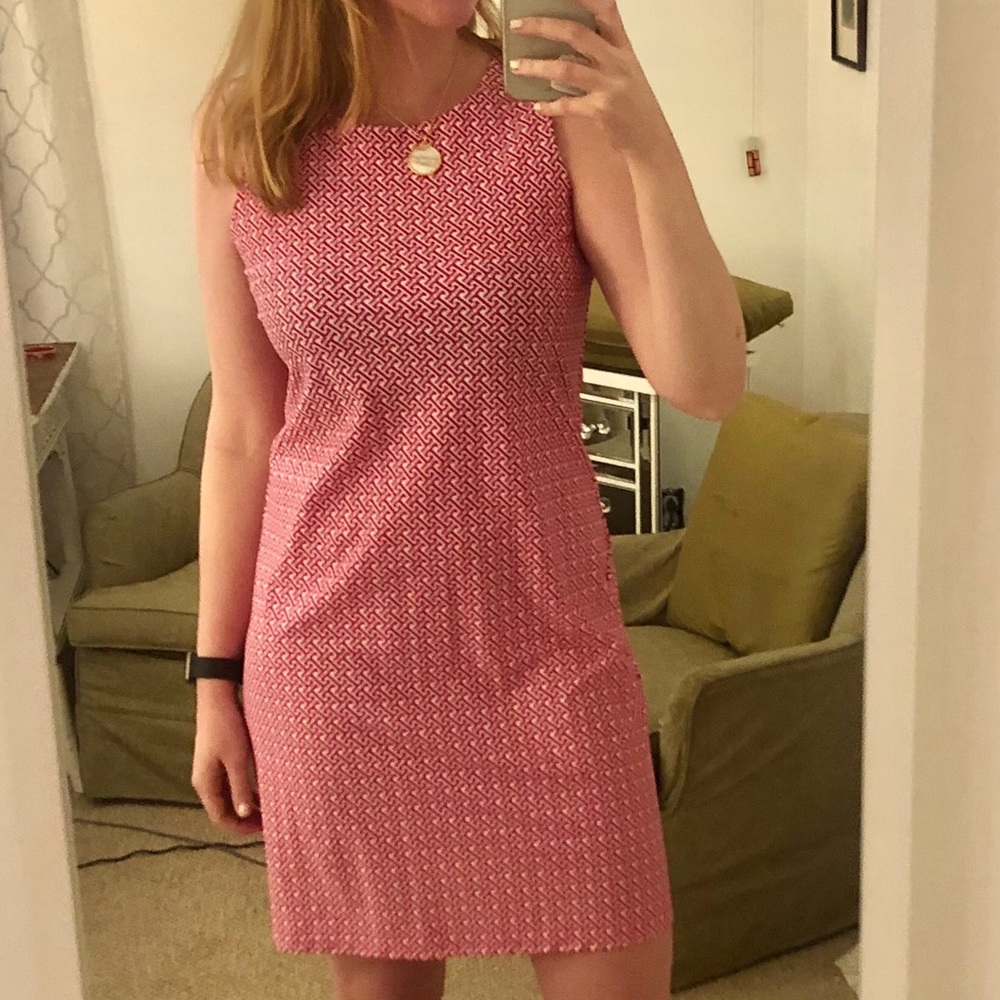 Pink and White Sundress